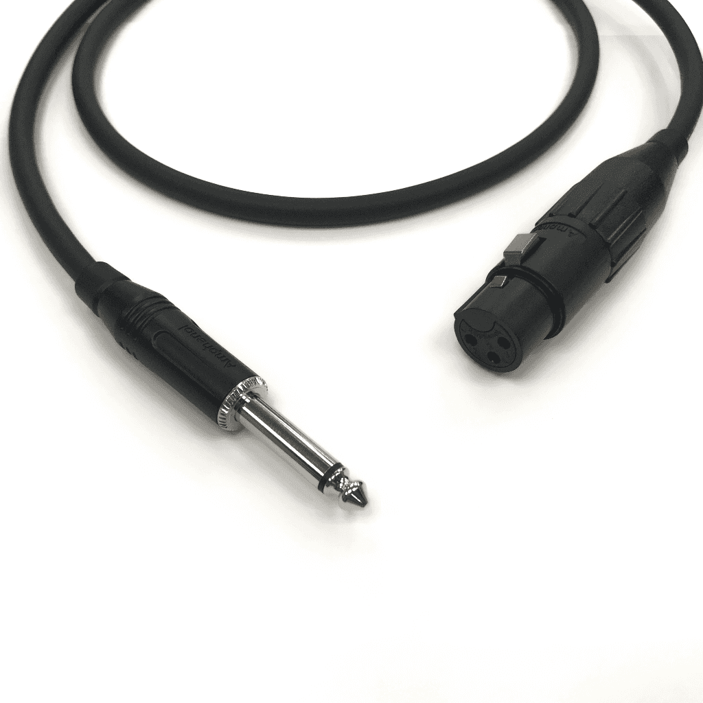 Аудиокабель XLR (F) - Jack 6,3 (M) 1 m