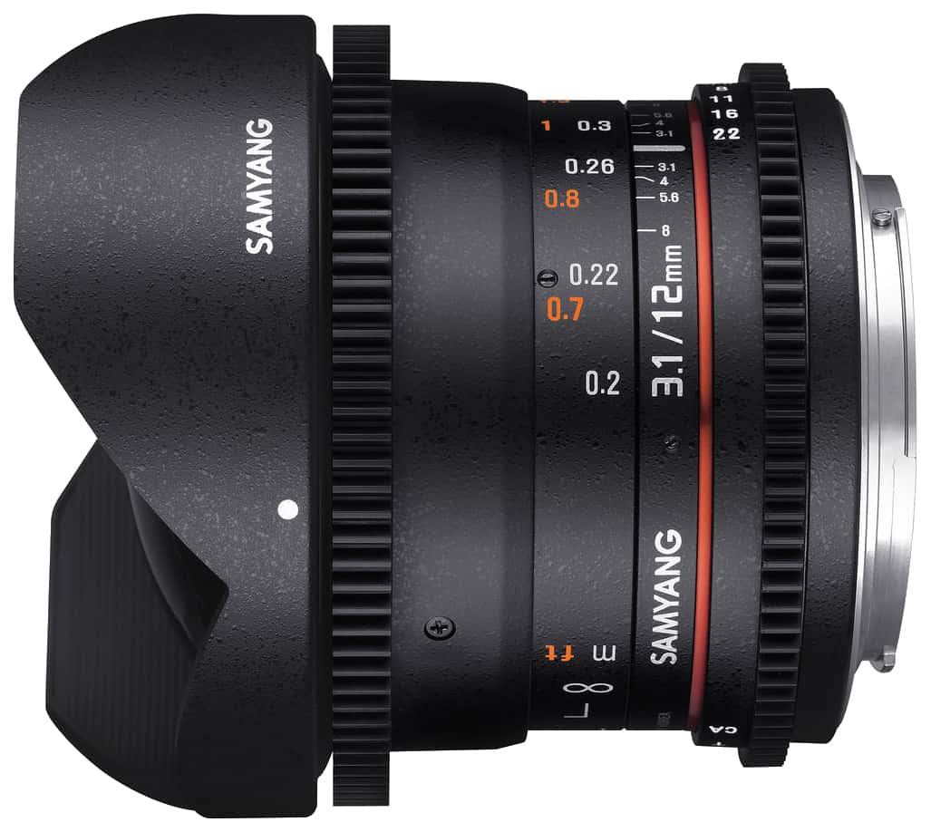 Samyang 12 T3.1 ED AS NCS VDSLR Fish-eye Canon EF