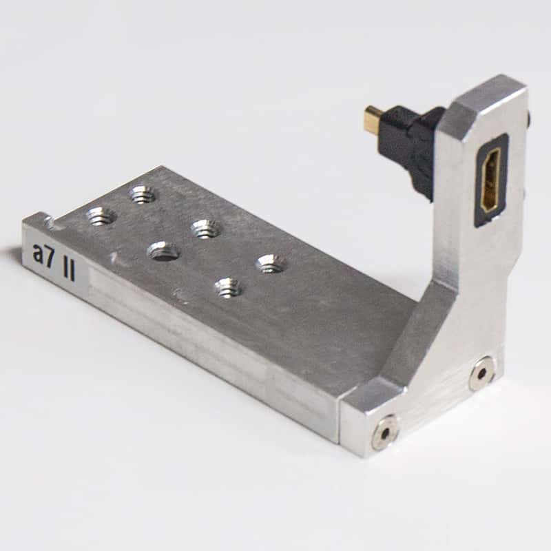 Держатель-адаптер HDMI для камеры Sony a7-II (боковой)