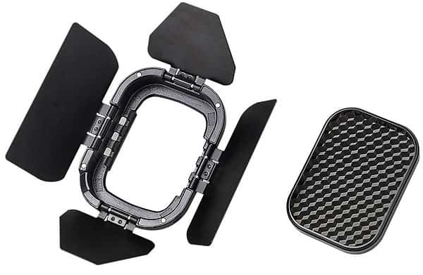 Шторки с сотами и набором цветных фильтров Godox BD-07 для AD200