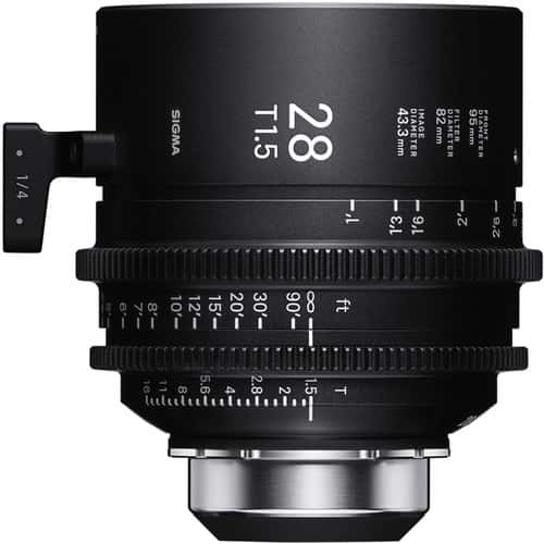 Sigma 28 T1.5 FF High-Speed Art Prime 2 Lens (PL Mount /i)